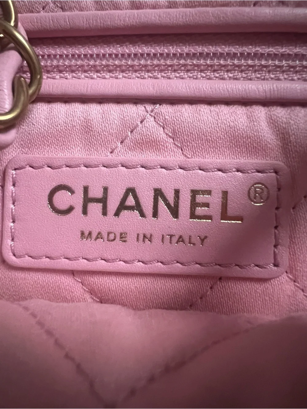 Chanel 22 Pink Calfskin Hobo Bag GHW